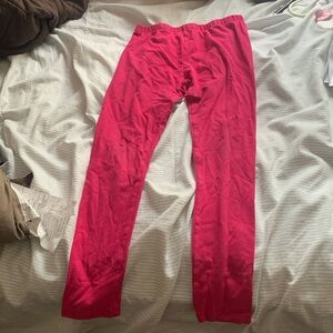 Pink kids leggings, 10/12•Large